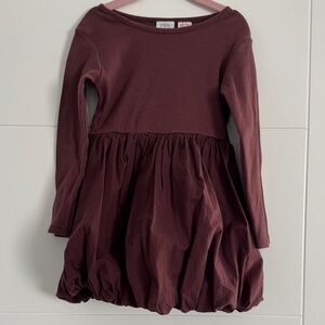 Zara Maroon Bubble Dress